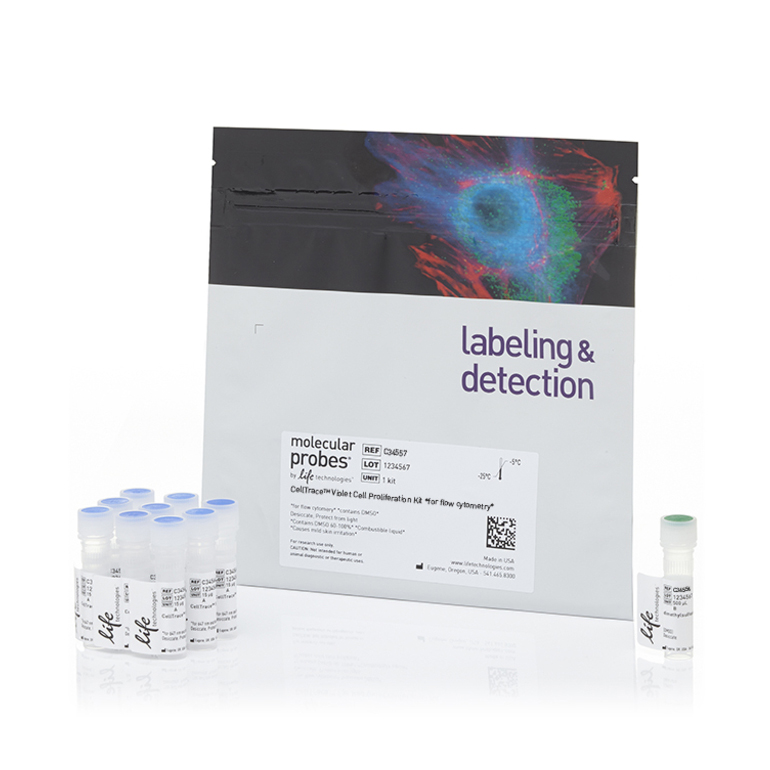 C34557 Violet 细胞增殖试剂盒，用于流式细胞分析 - Invitrogen