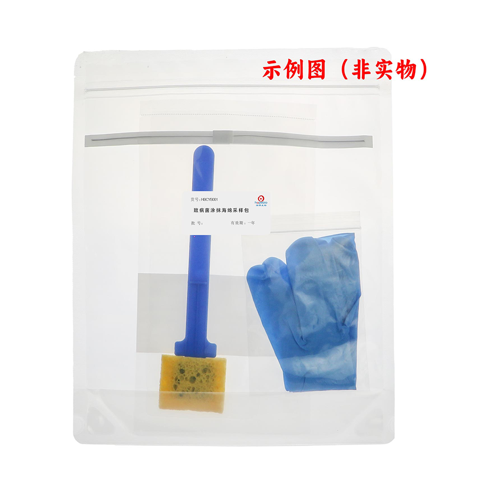 HBCYB006 含Letheen肉汤的无菌海绵涂抹棒 - hopebio（海博）