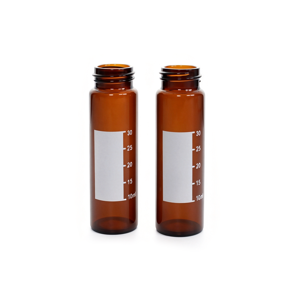 BS-JYP-40D 40ml螺口棕色玻璃进样瓶,带刻度 - Biosharp/白鲨