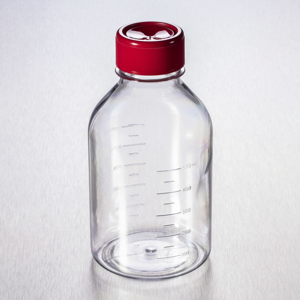 8393 500ml储液瓶，传统风格，45mm颈尺寸，带盖，灭菌 - Corning/康宁