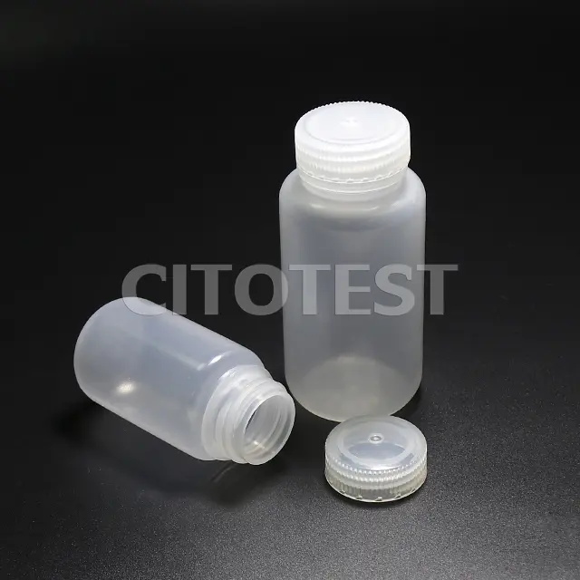 84044-5152 广口圆形瓶,容量250mL,PP材质的瓶身和螺口盖 - CITOTEST（世泰）