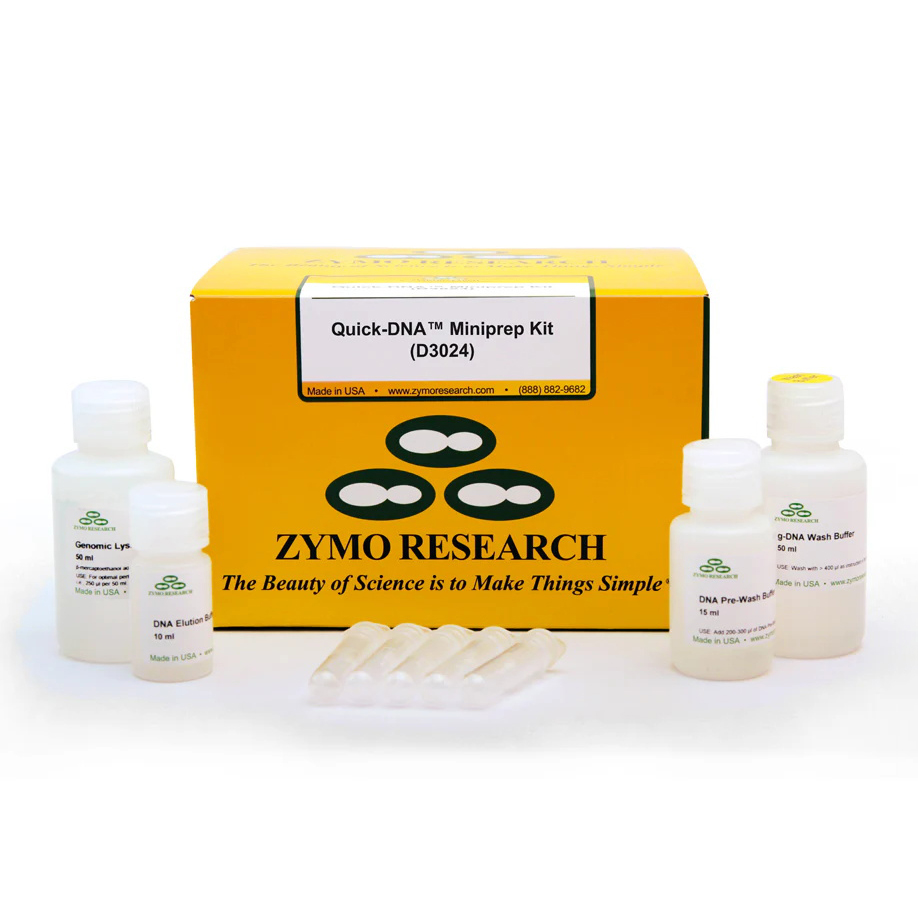 D3024 Quick-DNA MiniPrep (50 Preps) w/ Zymo-Spin IIC Columns (Capped)试剂盒 - ZYMO